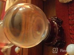 img 6 attached to 3-Inch Aqua Crystal Ball With Lion Resin Stand - Perfect For Decor, Photography, Gazing, Feng Shui, And Fortune Telling - Comes In Gift Box By Amlong Crystal