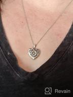 картинка 1 прикреплена к отзыву Сердцеобразное медальонное ожерелье SoulMeet с подвеской под семьей Поддерживайте близость с близкими с помощью серебра/золотой индивидуальной бижутерии Sunflower Heart Shaped Locket Necklace от Shane Palma