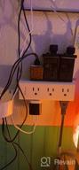 img 1 attached to 10Ft Wall Mount Power Strip Surge Protector - 9 Widely Spaced Outlets, Flat Plug Extension Cord With Overload Protection For Home Office. review by Gus Gutierrez