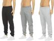 stay active with daresay men's tech fleece joggers - 3 pack bundle offer logo