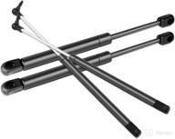 eccpp lift supports - front hood and rear window glass struts gas springs 🚪 shocks for jeep grand cherokee (1999-2004) - compatible with 4048 4528 strut set of 4 logo