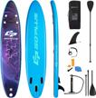 goplus inflatable sup board with premium accessories for adults - 10'/10.5'/11' length and 6" thickness, lightweight and durable with adjustable paddle and carry bag logo