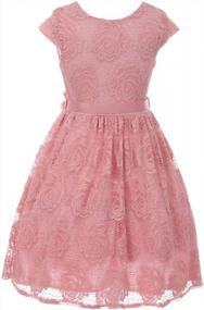 img 3 attached to Floral Lace Easter/Spring Dress For Little Girls In Sizes 2-14 By IGirlDress