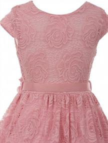 img 1 attached to Floral Lace Easter/Spring Dress For Little Girls In Sizes 2-14 By IGirlDress
