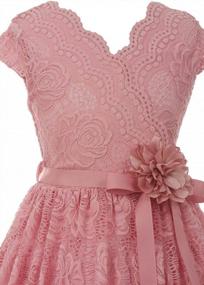 img 2 attached to Floral Lace Easter/Spring Dress For Little Girls In Sizes 2-14 By IGirlDress