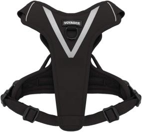 img 4 attached to 🐾 Maverick Voyager Outdoor Dog Harness with Dual Attachment, NO-Pull Pet Walking Vest Harness