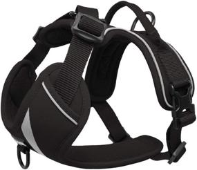 img 2 attached to 🐾 Maverick Voyager Outdoor Dog Harness with Dual Attachment, NO-Pull Pet Walking Vest Harness