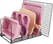 organize your kitchen with toplife's bakeware rack for cookware, dinnerware, cutting boards, plates, pot and pan lids in brown - top 10+ picks logo