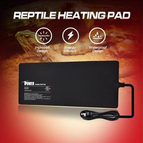 img 3 attached to 🔥 iPower Reptile Heat Mat - Under Tank Heating Pad for Terrariums, with Digital Hygrometer or Thermostat Controller - Ideal for Amphibians and Reptile Pets, available in Multiple Sizes