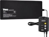 🔥 ipower reptile heat mat - under tank heating pad for terrariums, with digital hygrometer or thermostat controller - ideal for amphibians and reptile pets, available in multiple sizes логотип