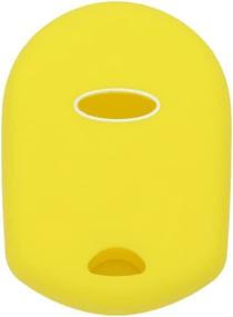 img 2 attached to 🔆 SEGADEN Yellow Silicone Cover Protector Skin for FORD 3 Button Remote Key Fob CV2705 - Compatibility & Quality Assured