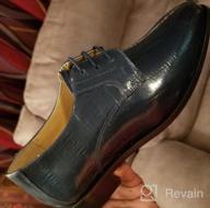 img 1 attached to 👞 Genuine Leather Printed Boys' Shoes: LIBERTY Gliders for Stylish Oxfords review by Andres Mayes