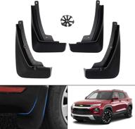 🚗 2021 2022 chevy/chevrolet trailblazer mud flaps splash guards - custom fit accessories for mudguard fender flares - front and rear mud guard set (pack of 4) логотип