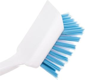 img 3 attached to 🧼 Carlisle Ergonomic Angled Dish/Sink Brush, Blue - 11.5" Overall Length - 361014100