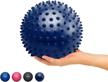 9-inch urbnfit pilates ball for yoga, barre, physical therapy, stretching & core fitness - small exercise bender & massager ball with workout guide to improve posture and relieve back pain. logo