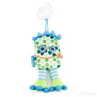 🍼 booginhead newborn pacipal pacifier holder hopper in green polka dots logo