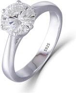 💍 doveggs platinum-plated moissanite women's engagement jewelry for weddings & engagements logo
