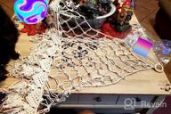 img 1 attached to Boho-Inspired Macrame Hammock & Starlight Storage: Perfect For Nursery Rooms review by John Bailey