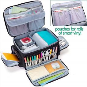 img 2 attached to Carrying Compatible Supplies Storage Sections Scrapbooking & Stamping