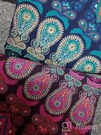 img 1 attached to Twin Size 55X85 Boho Wall Tapestry Set Of 2 - Bohemian Mandala Tapestry Hanging, Hippie Indian Beach Blanket Or Tablecloth, Large Yoga Mat For Meditation - Blue And Pink review by Michelle Chauvin