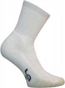 img 4 attached to Perform At Your Best With Eurosock Sport Specific Athletic Socks - Moisture Management, Padded, Arch Support, And Extra Smooth Seams - Style 3612
