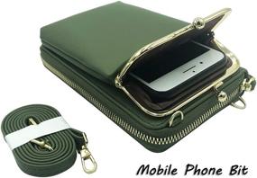 img 2 attached to Crossbody Cellphone Shoulder Lightweight Blocking Women's Handbags & Wallets in Wallets