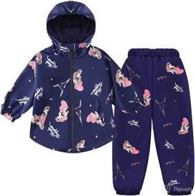 img 4 attached to LZH Waterproof Outwear Raincoat Hoodies Apparel & Accessories Baby Boys ~ Clothing
