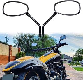 img 4 attached to Motorcycle Handlebar Rearview Mirrors Kawasaki