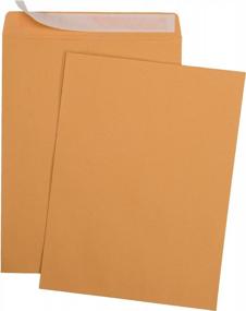 img 1 attached to 25 Pack Of Self-Seal Brown Kraft Catalog Envelopes - 28Lb, Ultra Strong Quick-Seal, 6X9 Inch Size (38369)