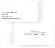 buttonsmith custom ultra thick printed business cards - 3.5"x2" - quantity 500 - double-sided, 32 pt smooth touch black edge - elegant - made in the usa logo