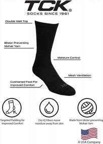 img 1 attached to Protect Your Feet With TCK'S Blister Resister Crew Socks For Men And Women