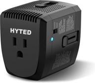 🔌 high-performance 2000watts travel adapter and converter combo – step down voltage 220v to 110v for hair dryer, steam iron, laptop, macbook, cell phone – universal adaptability for us to uk, europe, au, and 150+ countries logo