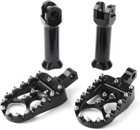 img 3 attached to Harley Softail Street Bob Rear Foot Pegs: Newsmarts Black Footrest Assembly (2018-2020)