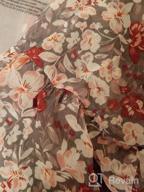 img 1 attached to Boho Floral Print Loose Blouse For Women: V Neck, Long Sleeves, And Casual Style review by Ron Thomas