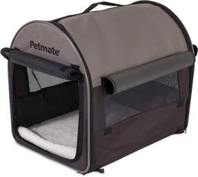 img 3 attached to 🐾 Convenient Petmate Portable Pet Home: Dark Taupe/Coffee Grounds Brown - A Portable Haven for Your Furry Friend