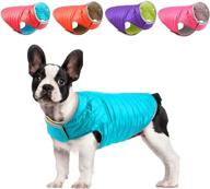 🐶 aoczz reversible waterproof dog coat – windproof dog puffer jacket for cold weather, lightweight warm vest with reflective elements – snow jacket for small to medium dogs (xs-xxl) logo