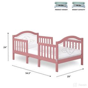 img 2 attached to 🌹 Dream On Me Rosie Toddler Bed: A Classic Rose Bed for Your Little One's Dreamy Nights