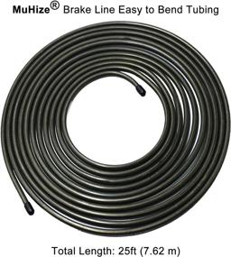img 3 attached to 🔧 Muhize 25ft. Flexible PVF-Coated Steel Brake Line Tubing Kit - High-Quality Fuel & Transmission Line Coil