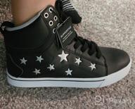 img 1 attached to 👟 Stylish & Sporty: Pastry Youth Sneaker in Black Silver review by Danny Bell