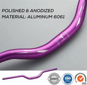 img 2 attached to Corki Cycles Topo Mid Rise MTB Riser Handlebar - Lightweight Aluminum Alloy, Wide 780Mm Width, 50Mm Rise - Perfect For Mountain Biking - Stylish Purple Design