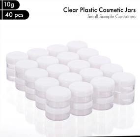 img 3 attached to Convenient And Hygienic Storage: 40 BPA-Free Cosmetic Containers For Various Purposes