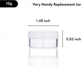 img 2 attached to Convenient And Hygienic Storage: 40 BPA-Free Cosmetic Containers For Various Purposes