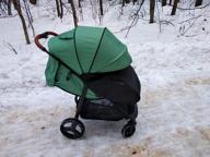 img 2 attached to Stroller Happy Baby Ultima V2 X4, beige, chassis color: black review by Adam Szepietowski ᠌