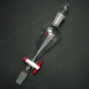 img 3 attached to Deschem 250Ml Pyriform Separatory Funnel With PTFE Stopcock - Perfect For Laboratory Use
