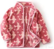 feidoog fleece jackets zipper lightweight apparel & accessories baby boys best on clothing logo