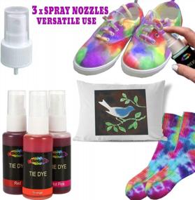 img 2 attached to 15-Color Mosaiz Spray Tie Dye Kit For Creative DIY Fabric Dyeing Activities Indoors Or Outdoors - Perfect Summer Fun For Kids And Adults