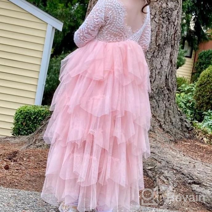 img 1 attached to 👸 Tutu Lace Flower Girls' Cake Dress Skirts: Perfect for Princess Birthday Parties review by Cedric Ziebart