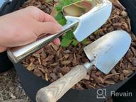 картинка 1 прикреплена к отзыву Premium Stainless Steel Garden Hand Tools Set - 3 Piece Heavy Duty Gardening Kit For Men And Women - Perfect Outdoor Gift By FANHAO от Noe Spooner