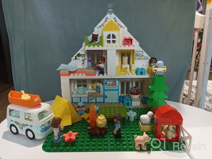 img 1 attached to Explore Creative Play with LEGO DUPLO Town Modular Playhouse 10929 Dollhouse - Educational Toy for Toddlers (130 Pieces) review by Agata Jasiczek ᠌