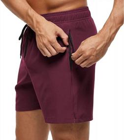 img 4 attached to Get Beach-Ready With Yuyangdpb Men'S Quick Dry Swim Trunks - 5 Inch Shorts